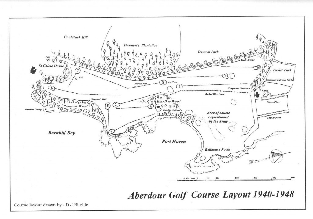 Course Layout 1940 to 1948